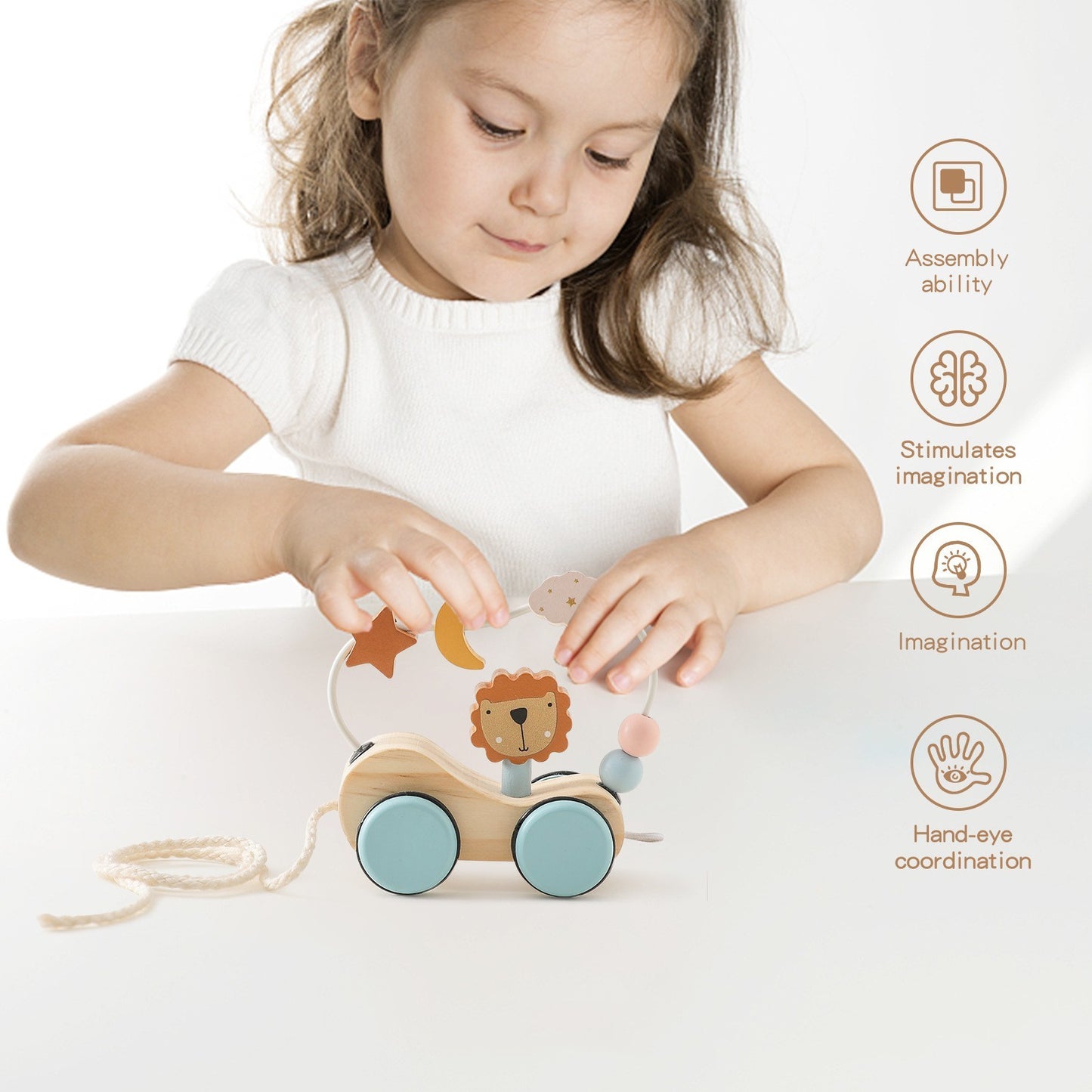 Children's Wooden Early Education Educational Multi-functional Toys