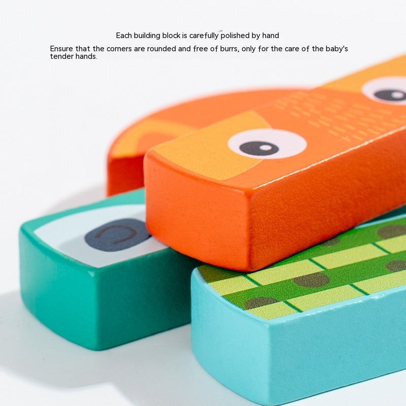 Wooden Jenga Building Blocks Early Childhood Education Toys