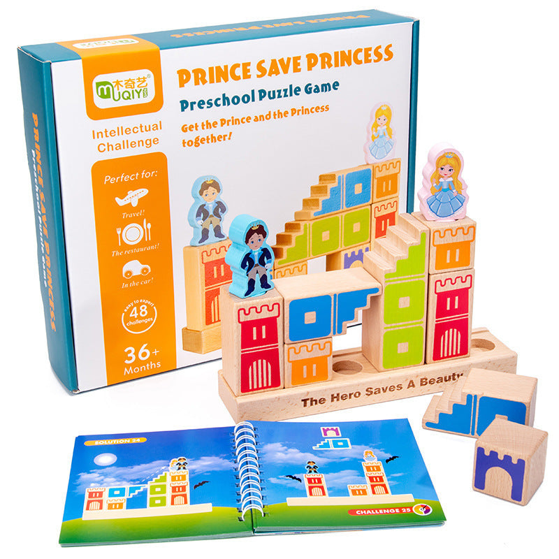 Build and develop puzzle creative gift blocks