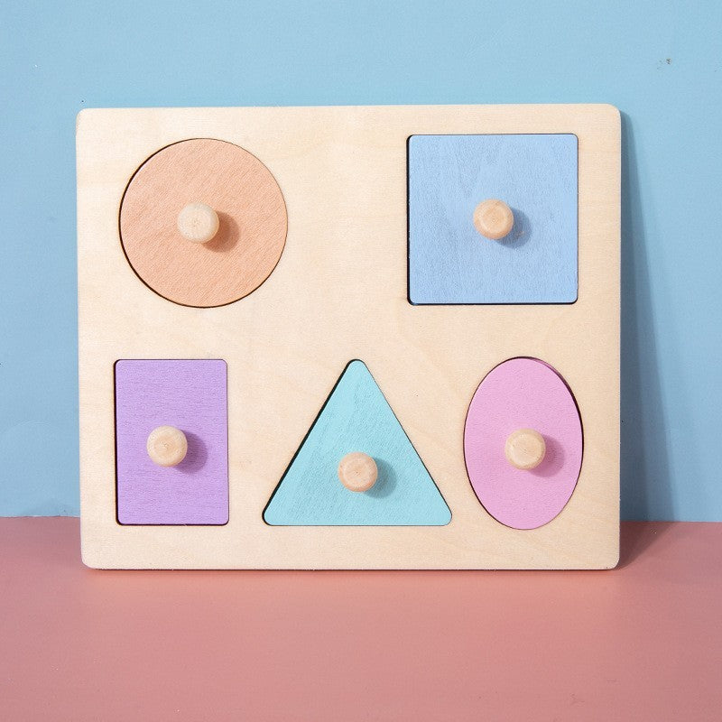 Cross-border Wooden Montessori Early Education Toys Ball Drawer Target Box